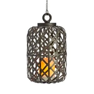 Sterno Home Rattan Pendant Light. New in box.
